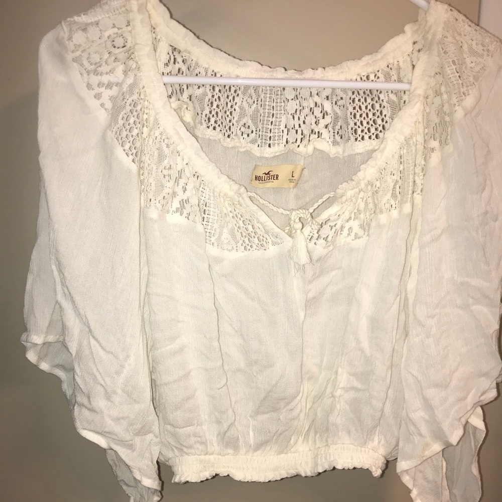 Runched, flowy, crop top